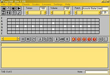 Descargar Easy Tab V1.10 :: Editor de Tablaturas